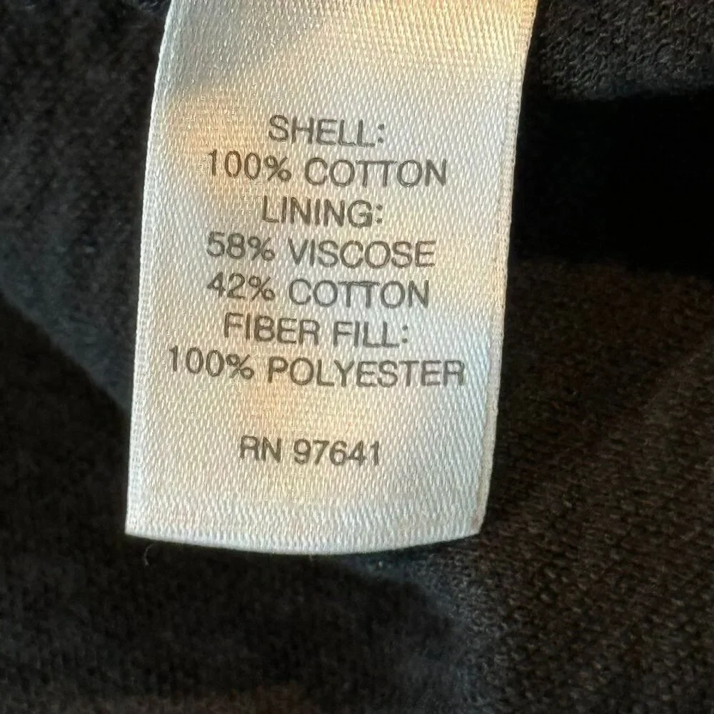 J. Jill quilted pull over sweatshirt size L